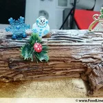 Festive Log Cake (Est. 1kg)