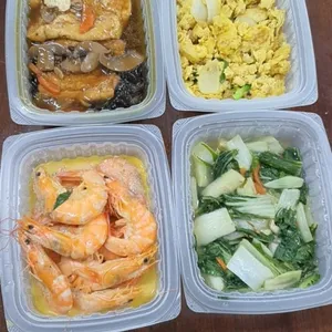 Lunch/Dinner Tingkat (5 Days, 3 Dishes + Soup OR 4 Dishes)