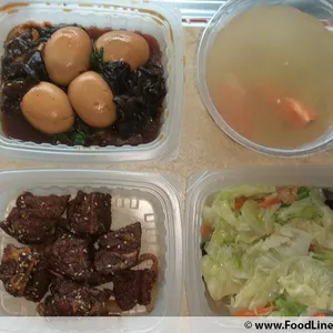 Lunch Tingkat (20 Days, 3 Dishes + Soup OR 4 Dishes)