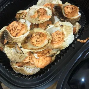 Torched Mentaiko Scallops