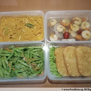 Tingkat - 3 Dishes + 1 soup/ 4 Dishes  (20 days)