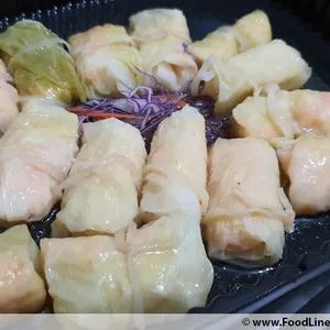Seafood Cabbage Roll with Superior Abalone Sauce