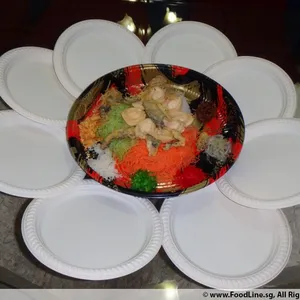 Abundant Wealth Crispy Fish Skin Yu Sheng 鸿运脆鱼皮吉祥鱼生