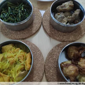 Dinner Tingkat (20 Days, 3 Dishes + Soup OR 4 Dishes)