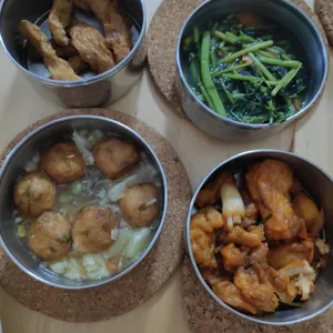Dinner Tingkat (20 Days, 3 Dishes + Soup OR 4 Dishes)