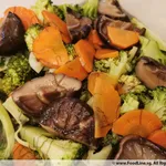 Mushroom With Broccoli With Fa Cai