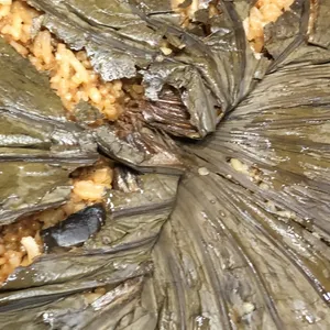 Eight Treasure Lotus Leaf Rice Parcel 八宝荷叶饭