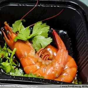 Classic Cantonese Prawn with Garlic Shoyu Sauce 传统粤式白灼虾