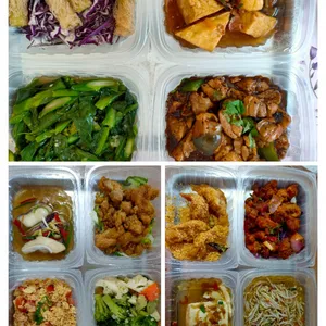 Lunch Tingkat Package (10 Days, 3 Dishes + Soup OR 4 Dishes)