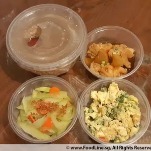 Tingkat - 3 Dishes + 1 soup/ 4 Dishes  (20 days)