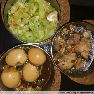 Dinner Tingkat (20 Days, 3 Dishes + Soup OR 4 Dishes)