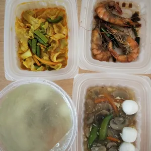 Lunch/Dinner Tingkat (5 Days, 3 Dishes + Soup OR 4 Dishes)