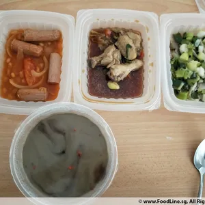 Lunch/Dinner Tingkat (5 Days, 3 Dishes + Soup OR 4 Dishes)
