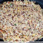 Fried Two Type Rice with Caviar 鱼子鸳鸯炒饭