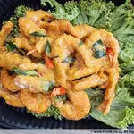 Fried Prawn with Pumpkin Cream 金瓜奶香虾