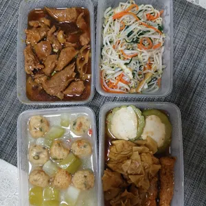 Tingkat - 3 Dishes + 1 soup/ 4 Dishes  (20 days)