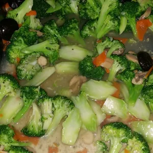 Broccoli w/ Mushroom • 双菇兰花(Chef's Recommended)
