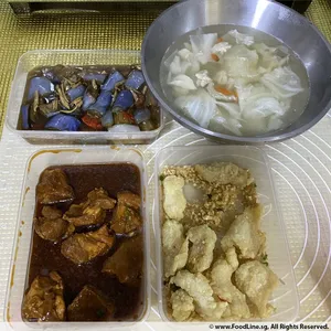 Trial Tingkat - 3 Dishes + 1 soup/ 4 Dishes (5 days)