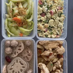 Tingkat - 3 Dishes + 1 soup/ 4 Dishes  (20 days)