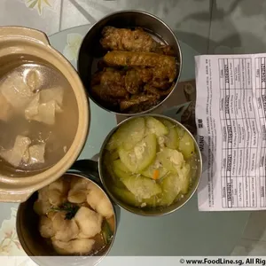 Dinner Tingkat (20 Days, 3 Dishes + Soup OR 4 Dishes)