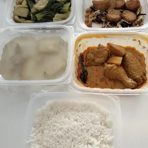For First Time Customers: Special 3 Days Trial Lunch Tingkat Package (3 Dishes + Soup OR 4 Dishes)