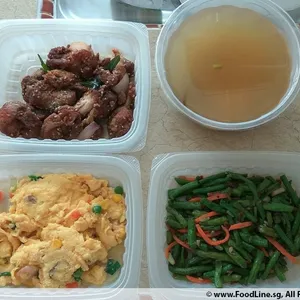Lunch Tingkat (20 Days, 3 Dishes + Soup OR 4 Dishes)