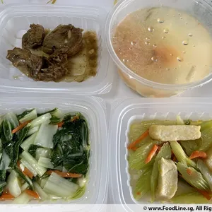 Lunch/Dinner Tingkat (10 Days, 3 Dishes + Soup OR 4 Dishes)