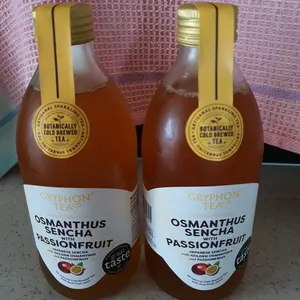 Osmanthus Sencha with Passionfruit Fizzy Tea