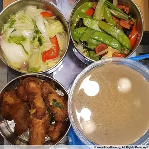 Dinner Tingkat (20 Days, 3 Dishes + Soup OR 4 Dishes)