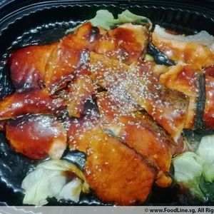Baked Salmon w Teriyaki Sauce