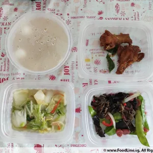 Lunch/Dinner Tingkat (5 Days, 3 Dishes + Soup OR 4 Dishes)