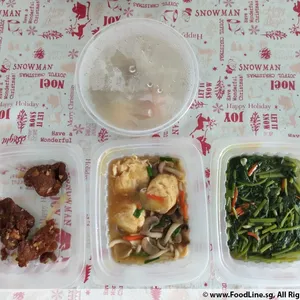 Lunch/Dinner Tingkat (5 Days, 3 Dishes + Soup OR 4 Dishes)