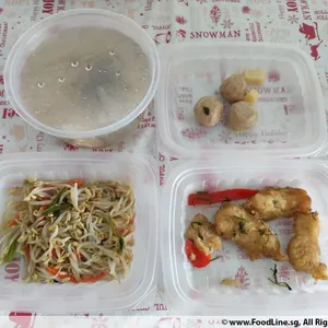 Lunch/Dinner Tingkat (5 Days, 3 Dishes + Soup OR 4 Dishes)