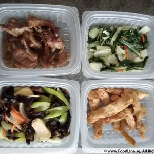 Lunch/Dinner Tingkat (5 Days, 3 Dishes + Soup OR 4 Dishes)