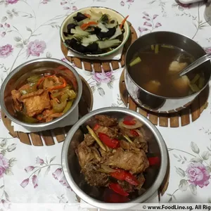 Lunch/Dinner Tingkat (10 Days, 3 Dishes + Soup OR 4 Dishes)