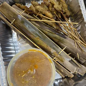 Grilled Chicken Satay & Otah Set