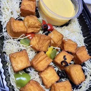 Codfish Crispy Bites<i> with lemon cheese dip </i>