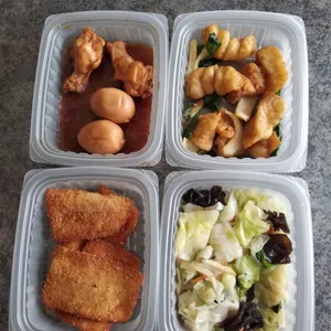 Lunch/Dinner Tingkat (5 Days, 3 Dishes + Soup OR 4 Dishes)