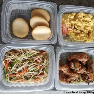 Lunch/Dinner Tingkat (5 Days, 3 Dishes + Soup OR 4 Dishes)