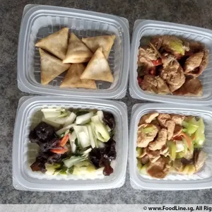 Lunch/Dinner Tingkat (5 Days, 3 Dishes + Soup OR 4 Dishes)
