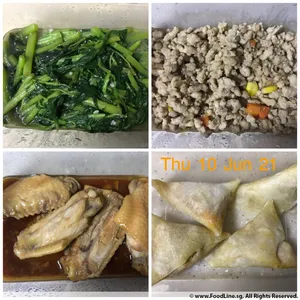 Tingkat Menu (20 Days) in Microwavable Container