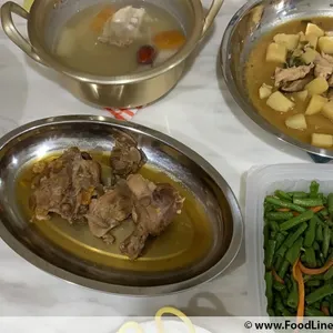 Lunch/Dinner Tingkat (5 Days, 3 Dishes + Soup OR 4 Dishes)