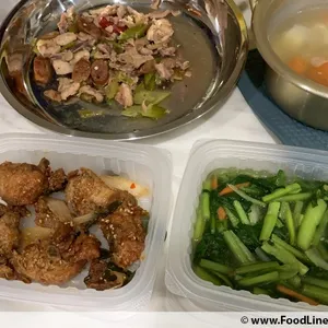 Lunch/Dinner Tingkat (5 Days, 3 Dishes + Soup OR 4 Dishes)