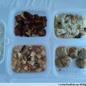 Lunch Tingkat (20 Days, 3 Dishes + Soup OR 4 Dishes)