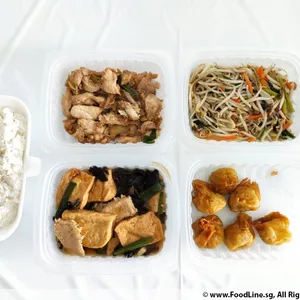 Lunch Tingkat (20 Days, 3 Dishes + Soup OR 4 Dishes)