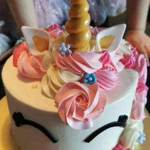 Unicorn Buttercream Cake (Size: 6" (Classic Flavour) (For 6-8 Pax)) (Flavour: Fudgy Chocolate (most popular!)) (Add-on Desserts: None) (Add-on Balloons: None)