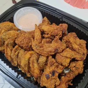 Fried Chicken with Mentaiko Mayo