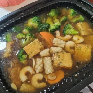 Homemade Hong Shao Veggie Seafood
Tofu