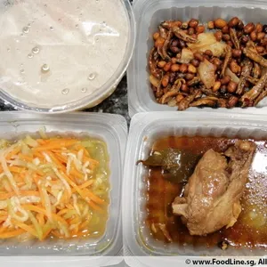 Lunch/Dinner Tingkat (5 Days, 3 Dishes + Soup OR 4 Dishes)