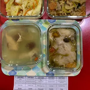 Dinner Tingkat (20 Days, 3 Dishes + Soup OR 4 Dishes)